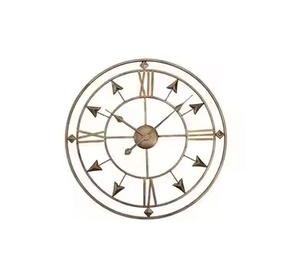 Azora Industries Horloge murale analogique en métal au design unique avec couleur et taille personnalisées pour la décoration intérieure - Product Image 4