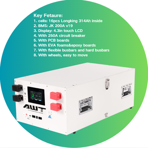 PL 스톡 48V 51.2V 100Ah 200Ah 280Ah 300Ah LiFePO4 5kWh 10kWh 15kWh 16kWh 태양광 에너지 시스템 리튬 이온 배터리 팩 JK BMS - Product Image 4