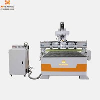 Router CNC de Madera de Alta Calidad, Acrílico, Automático, de 4 Ejes, 1330, con Motor de Husillo Refrigerado por Agua, Engranaje y Bomba, Certificado CE, M-shine