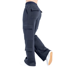 Pantalon de jogging cargo décontracté et respirant pour femme, taille mi-haute, coupe large et ample, style oversize, léger, collection 2026 - Product Image 6
