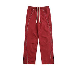 Pantalons de survêtement pour femmes, coupe ample, taille mi-haute, taille élastique, thermique, jambes larges, coton, streetwear, pantalon baggy d'hiver, coupe-vent - Product Image 4