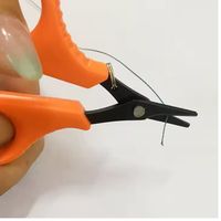 Nouvelles Ciseaux de Pêche d'Extérieur en Acier Inoxydable de Haute Qualité à Pointe Droite, Outil Étanche pour Couper les Lignes et les Fils, Pince de Pêche