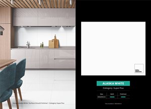 กระเบื้องปูพื้นดีไซน์พื้นผิวหินสีเทาขนาด60x60กระเบื้องปูพื้นสำหรับตกแต่งห้องนั่งเล่น - Product Image 4