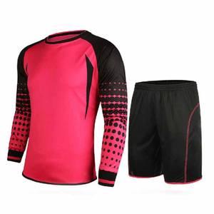 เสื้อเจอร์ซีย์และกางเกงขาสั้นสำหรับผู้ชายชุดเครื่องแบบผู้รักษาประตูแขนยาวชุดฝึกฟุตบอล - Product Image 4