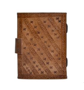 Tree of life Leather Journal with clasp emboss Writing charcoal <b>Notebook</b> Handmade Vintage <b>Bound</b> For Men & Women Unlined Paper - Product Image 5