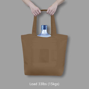 Bolsa de Compras de Lona de Algodón 100% Personalizada, Reutilizable, Diseño Moderno con Cierre Abierto para Mujer, Disponible en 2026 - Product Image 4