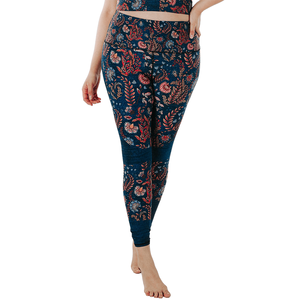 Haute qualité Festival Denim imprimé Yoga Leggings respirant taille haute écologique vêtements actifs mode Gym Leggings pour les femmes - Product Image 1
