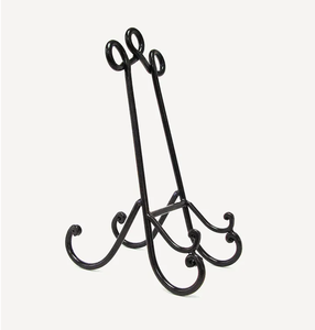 Supports de présentation pour assiettes en métal, gadgets de cuisine écologiques, support pour assiettes en fil de fer noir, minimaliste et écologique - Product Image 6