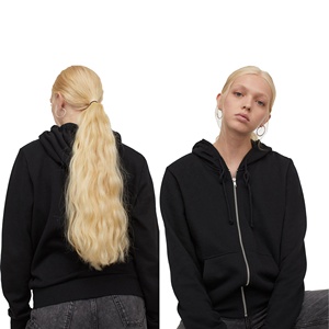 Nuevas sudaderas con capucha de talla grande para mujer, sudaderas con capucha deportivas personalizadas de mezcla de poliéster/algodón con lavado ácido ODM para mujer sin cremallera - Product Image 3