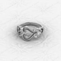 Beste Qualität Hochwertige 925 Sterling Silber 5-Herz Halbmontage Fassung Winzige Form Muttermilch Andenken Damenschmuck