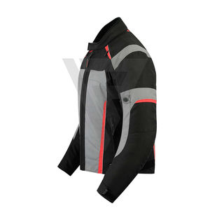 Chaqueta Deportiva de Carreras Cardura al por Mayor para Adultos, Cuello Alto, Estilo Motociclista, Transpirable, Impermeable, Resistente al Viento, Alta Calidad, Talla Grande - Product Image 2