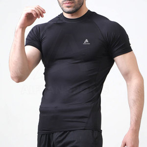Ropa de marca personalizada para hombre, camiseta ajustada para gimnasio, camiseta musculosa para gimnasio, camisetas de manga corta a precio de venta - Product Image 1