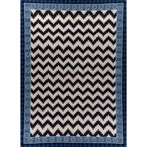 Alhambra - Alfombras de lana de tejido plano en gris y negro, ADWL-13228, con diseño de chevrón, rayas y rectángulos, para el hogar, pasillo, dormitorio, habitación, junto a la cama - Product Image 1