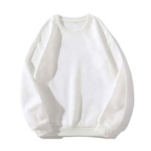 La mejor venta de hombres 100% algodón 2400gsm cuello redondo sudadera patrón sólido liso teñido para otoño - Product Image 1