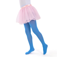Paket Pakaian Pertunjukan Balet 3 Potong untuk Anak Perempuan dengan Bahan Spandex/Nylon Mesh yang Tahan Tusukan