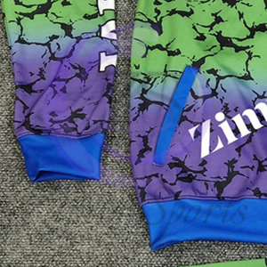 Vêtements de rue décontractés à prix d'usine, confortables et chauds pour l'hiver, ensembles de vestes et de pantalons de survêtement OEM/ODM à dégradé par Zimvi Sports - Product Image 4