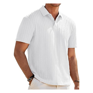 Polo en tricot pour hommes de qualité supérieure | Chemise de golf d'été respirante à manches courtes | Logo personnalisé OEM/ODM et options de couleur - Product Image 4