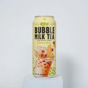 Fabrikant Drank Bubble Thee Met Konjac Parels Met Honingdauw Smaak Blikjes Voor Alle Leeftijden Groothandelsprijs Oem Odm Hoge Kwaliteit