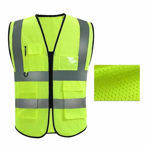 Chaleco de seguridad superior OEM más vendido con cinta reflectante, ligero y diseñado para la máxima seguridad de los trabajadores - Product Image 3