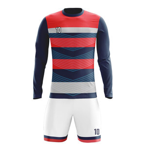Nouveau design d'uniforme de football à sublimation personnalisée pour homme, maillot d'entraînement de football de haute qualité, ensemble d'uniformes de football courts - Product Image 2