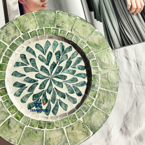 แผ่นรองจานไข่มุกของตกแต่งงานแฮนด์เมดสไตล์เวียดนามถาดรอง2025วันหยุดรอมฎอน - Product Image 2