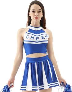 Nouveauté tendance : Shorts d'uniformes de cheerleading pour adultes avec strass, service d'impression par transfert thermique personnalisé OEM, 100 % polyester - Product Image 5