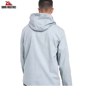 DONOR INDUSTRIES Men's Thick Canvas <b>Waterproof</b> Windproof Breathable Reversible Eco-Friendly Casual Stand Front Winter - Product Image 2