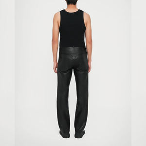 Latest Design Wholesale Rate <b>Men</b> <b>Leather</b> <b>Pant</b> Top Quality Customized Color Fashion Wear <b>Men's</b> <b>Leather</b> <b>Pant</b> - Product Image 6