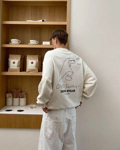 เสื้อยืดแขนยาวลายกราฟิก สไตล์โอเวอร์ไซส์ สบายๆ แนวสตรีทแวร์ ลุคสบายๆ แฟชั่นสุดฮิต สไตล์รีสอร์ท - Product Image 2