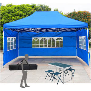 Tentes de réception pliables <span class=keywords><strong>10x10</strong></span>, 10x15, 10x20, personnalisables, robustes, imperméables, anti-UV, en acier thermolaqué - Product Image 6