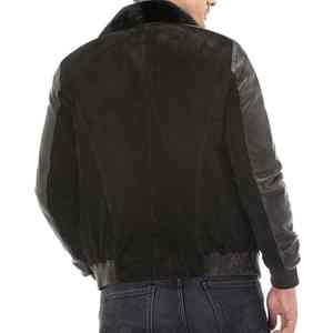 Veste en cuir pour homme de haute qualité 2026, 100% cuir véritable, rembourrage en coton, longueur standard, cuir de vache respirant, imperméable - Product Image 6