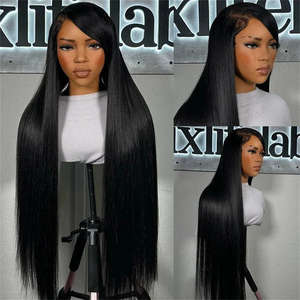 Wholesale Bone Straight Human <b>Hair</b> Wig,13x6 Bleached Knots Hd Lace Front Wig Human <b>Hair</b>,Brazilian Human <b>Hair</b> Wig for Black Women - Product Image 5