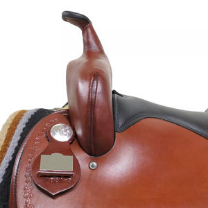 Sillín de caballo occidental de cuero genuino recién llegado para cuerdas y entrenamiento, precio al por mayor, sillín de caballo inglés para venta en línea - Product Image 6