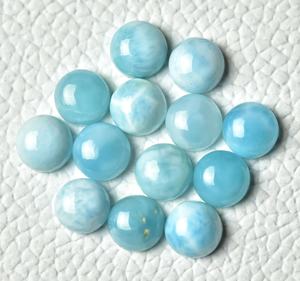 Larimar พลอยเจียระไนทรงกลมขนาดผสมพลอยกะรัตโกเมนโรโดไลต์แท้100% เป็นจำนวนมาก - Product Image 3
