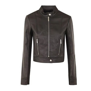 Chaqueta de cuero genuino de primera calidad para mujer moda cálida - Product Image 2