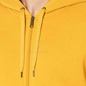 Nueva llegada Sudaderas con cremallera para hombre Estilo único 100% Algodón Transpirable y Patrón sólido para el invierno-Venta caliente - Product Image 4