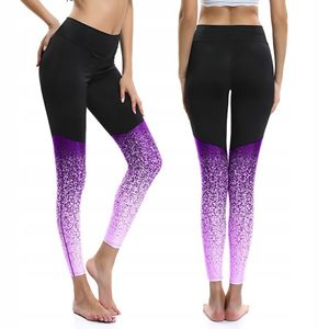 Leggings de yoga légers de haute qualité pour femmes contrôle du ventre respirant Spandex/Polyester écologique pleine longueur pour le yoga sportif - Product Image 1