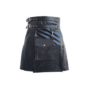 Kilts de cuero para hombre nuevo estilo vendedor caliente para la venta Kilt de cuero fabricado profesionalmente con MOQ bajo - Product Image 3