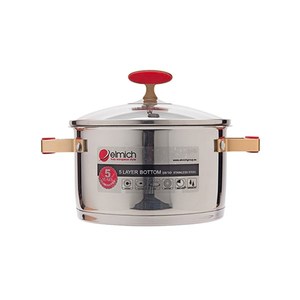 ชุดหม้อ304สแตนเลสเอลมิชกำมะหยี่สีแดงไซส์16, 18, 20, 24 3988 - Product Image 3