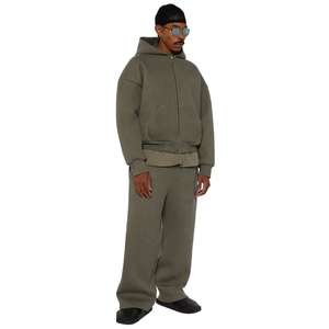 Survêtement Baggy lourd Gym Fitness Tech Survêtements d'entraînement en polaire Survêtements tissés pour hommes - Product Image 2