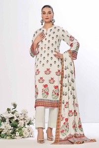 Vestido Karandi de lino sencillo para mujer, ropa de invierno informal, trajes Khadar Shalwar Kameez, ropa de lino a la moda - Product Image 5