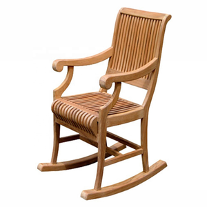 การออกแบบที่สวยงามไม้เนื้อแข็งไม้สัก Castel เก้าอี้โยกกลางแจ้งสวนเก้าอี้เฟอร์นิเจอร์อินโดนีเซียที่ดีที่สุดผู้ขายราคาถูกขายส่ง - Product Image 6