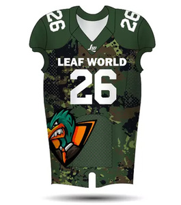 Jerseys de sarga de aparejos de sublimación personalizados de alta calidad para niños uniformes de fútbol americano mangas cortas impresas transpirables de verano - Product Image 3