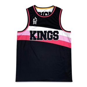Camiseta de baloncesto personalizada de alta calidad para hombre, el mejor diseño, uniforme de los Lakers negros, ropa de baloncesto transpirable de talla grande, venta al por mayor - Product Image 2