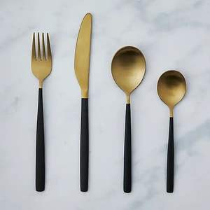 High Quality Stainless Steel <b>Dinnerware</b> <b>Set</b> of <b>6</b> Flatware Including Mirror Finish Spoon <b>for</b> Table <b>for</b> Business Gifts - Product Image 1