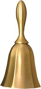 Campana De Latón Con Diseño De Ancla Y Mesa De Madera Lugar - Product Image 6