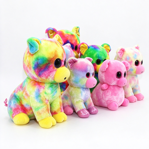 ตุ๊กตาหมูย้อมสีไทไดสุดน่ารัก ตุ๊กตาหมูตัวใหญ่ตาประกายวิบวับสีรุ้ง ของขวัญตุ๊กตาหมูนุ่มนิ่มสำหรับเด็ก - Product Image 6