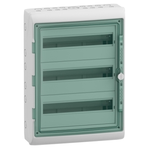 Per SCHNEIDER ELECTRIC 13436 Kaedra Contenitore Modulare per Dispositivi 3 X 18 Moduli 4 Blocchi Terminali - Product Image 1