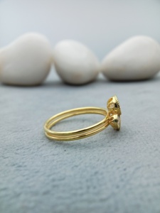 แหวนแต่งงานผู้หญิงสุดหรูแบบสั่งทำพิเศษ เพชรกลมเพาะเลี้ยงในห้องปฏิบัติการ ทองคำขาว 10K 14K 18K สำหรับแหวนทันสมัยที่ได้รับการรับรอง - Product Image 2