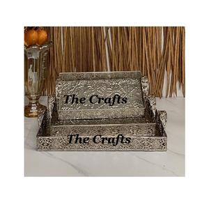 Round Shape Iron Serving <b>Tray</b> For Wedding Party Tableware Serving <b>Snacks</b> And Chocolates <b>Tray</b> In India - Product Image 5